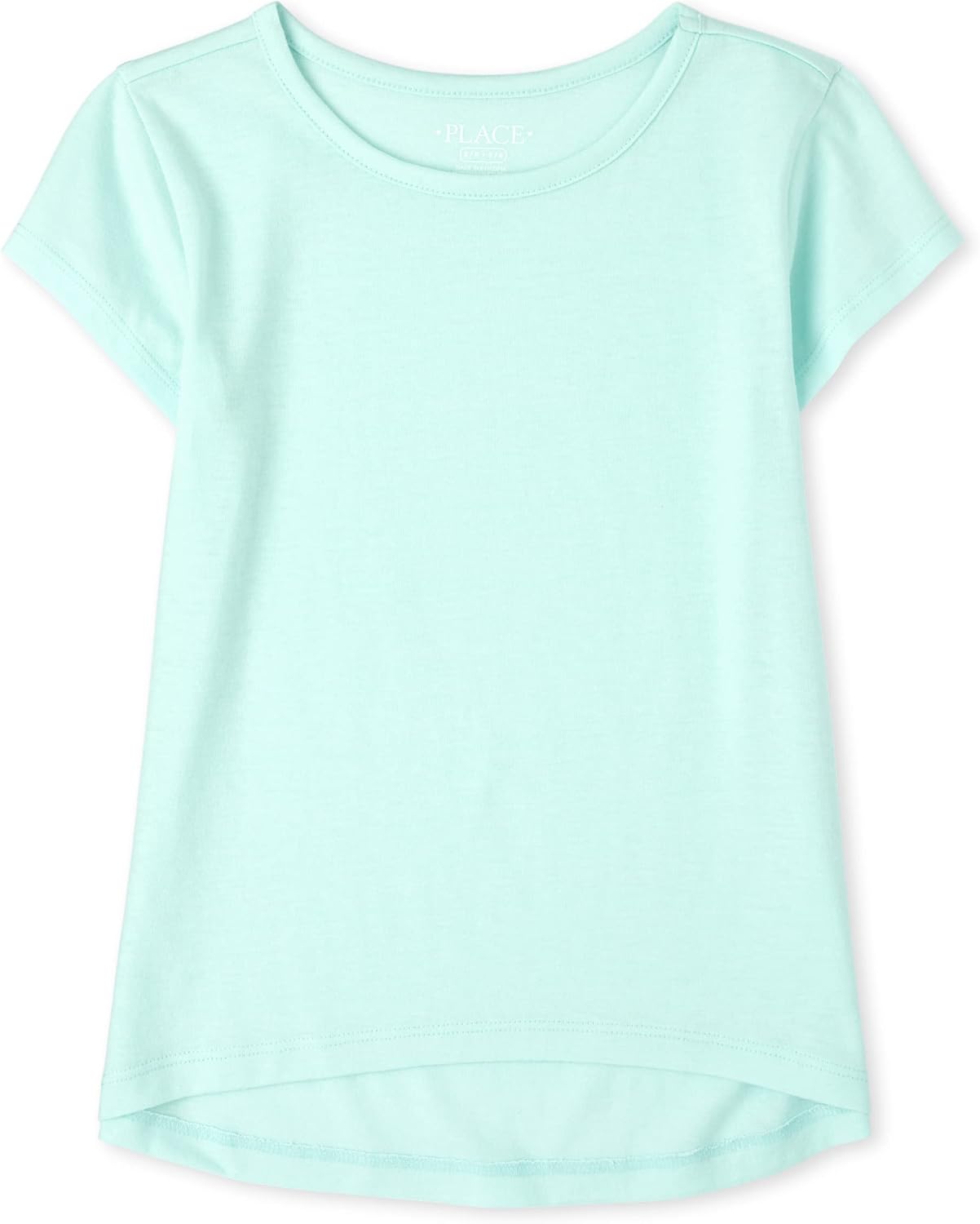 The Childrens Place Girls Short Sleeve High Low Tee